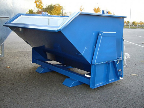 Kugler self-dumping dewatering container